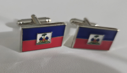 Boutons de manchette – drapeau d’Haïti