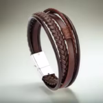 Bracelet en cuir unisexe – Image 3