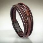 Bracelet en cuir unisexe – Image 2