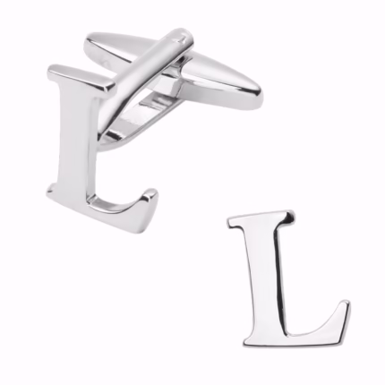 Boutons de manchette (initiale de nom - lettre de l’alphabet)