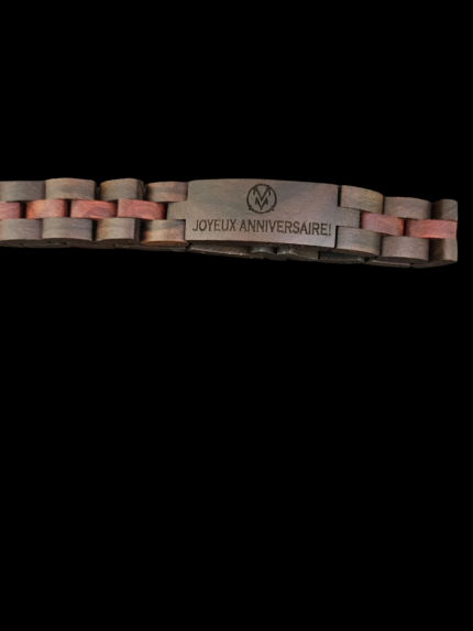 Bague en bois - JOYEUX ANNIVERSAIRE