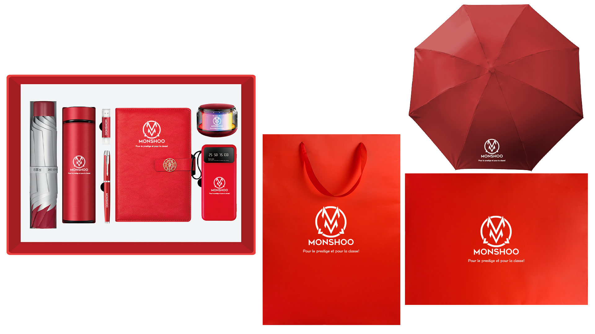 set rouge Jasmin | Coffrets cadeaux de luxe – Image 1